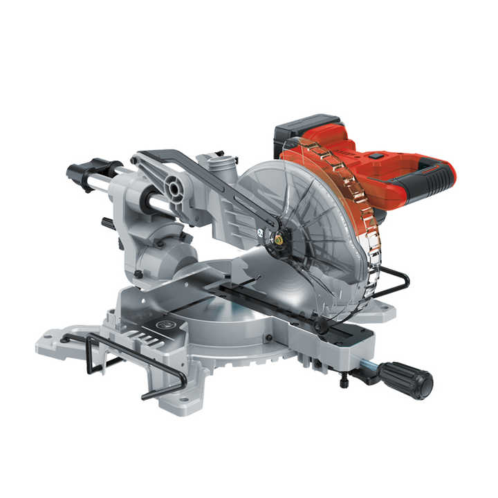 Hantechn gergaji Miter lipat, baterai Li-Ion OEM, dudukan gergaji bundar lipat 20v 3600rpm Single-Bevel 210*1.8*30*40T