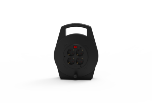 4 ช่อง EU Multi-socket พร้อมสายต่อสวิตช์สายเคเบิลแบบพับเก็บได้ 50 ม. ม้วนสายเคเบิลกลม - Product Image 2