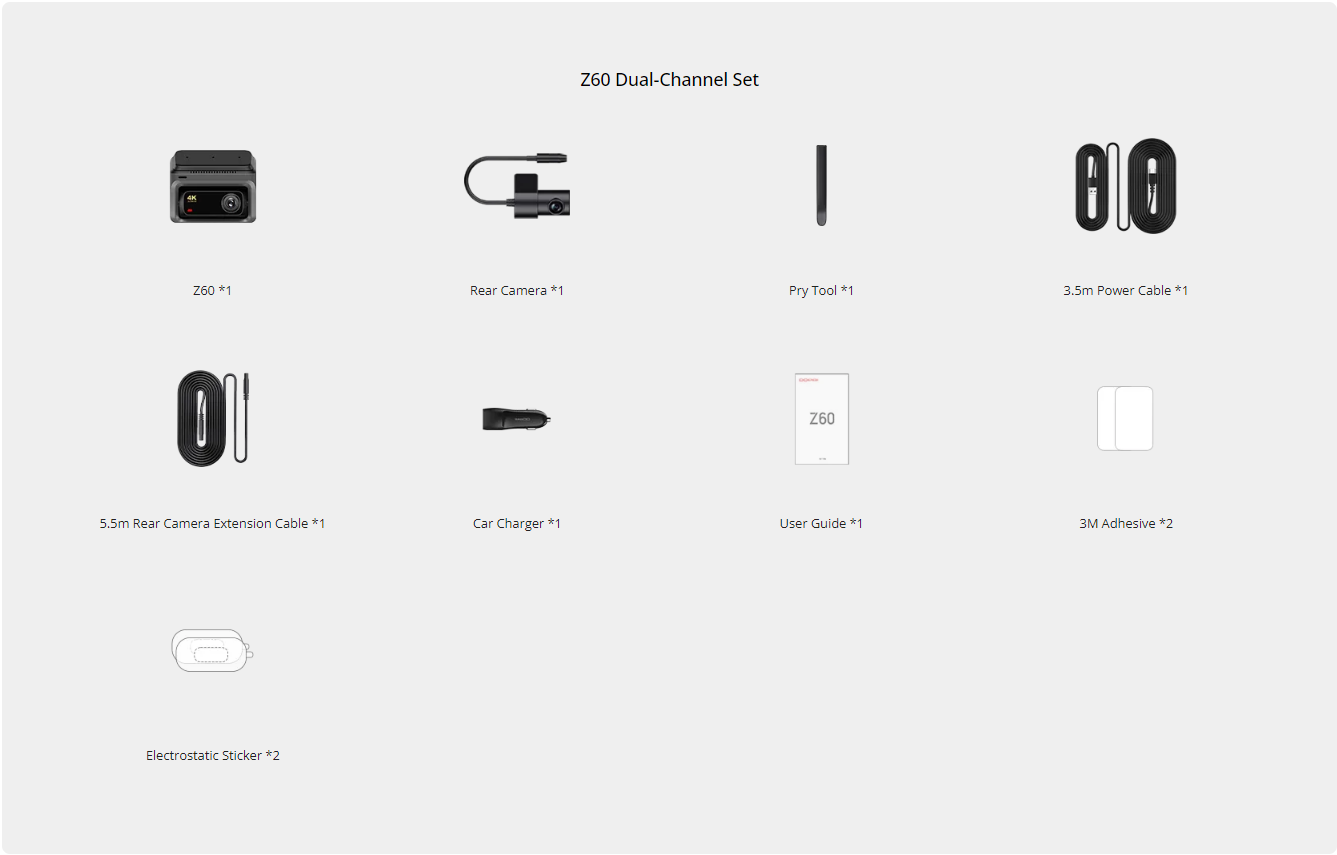 Z60ชุด Dual-Channel