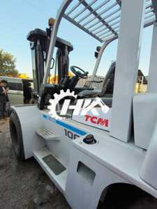 杭奎Komatsu100 10吨90% 新原装日本环保局，CE农用廉价二手Komatsu100叉车分叉