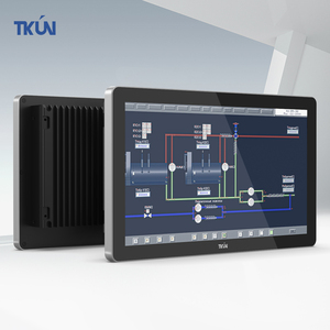 12th I3 I5 I7 CPU All-In-One 15.6inch Touchscreen <strong>Embedded</strong> <strong>Computer</strong> Dual 2.5G TKUN Network Ports 1920*1080 SSD Hard Drive Used