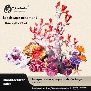 Récif corallien artificiel en résine écologique, décoration pour <span class=keywords><strong>aquarium</strong></span> et accessoires de paysage pour <span class=keywords><strong>aquarium</strong></span> - Product Image 5