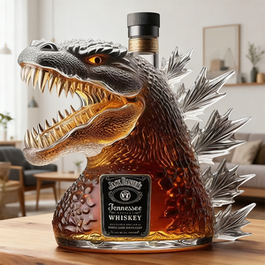 300ml Godzilla Styling Glass Wine Bottle trong kho, Chất lượng cao rỗng Glass rượu chai và một bề mặt nhẵn - Product Image 1