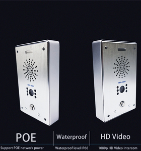 SOS IP <strong>Audio</strong> Video <strong>Intercom</strong> <strong>System</strong> with POE Power Supply Supports APP <strong>Intercom</strong> &amp; Radio Music Function 4G POC Walkie Talkie Type - Product Image 4
