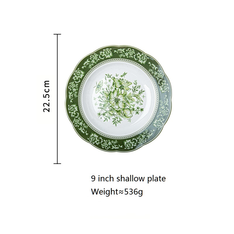 จานตื้น9นิ้ว