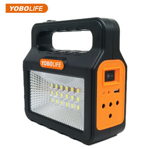 Nuevo modelo de sistema de iluminación de energía solar portátil 3V para carga doméstica teléfono Salida de CC batería LiFePO4 - Product Image 2