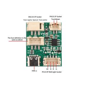 4.2V-5.5V <strong>Touch</strong> <strong>Sensor</strong> Module with LEDs and Cables for Making LED <strong>Touch</strong> Sensitive Smart Epoxy River Table Top - Product Image 4