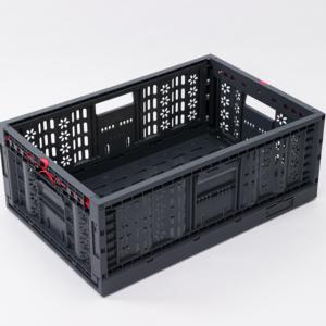 Stackable có thể gập lại Thùng Doanh Thu Rau thùng nhựa lưu trữ hộp trái cây giỏ di chuyển thùng - Product Image 3