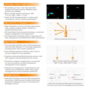 Nhà Máy Bán buôn New 5 loại hoàn toàn tự động <span class=keywords><strong>Blood</strong></span> <span class=keywords><strong>Analyzer</strong></span> động vật tế bào máu <span class=keywords><strong>Analyzer</strong></span> thú y <span class=keywords><strong>Blood</strong></span> <span class=keywords><strong>Analyzer</strong></span> - Product Image 6