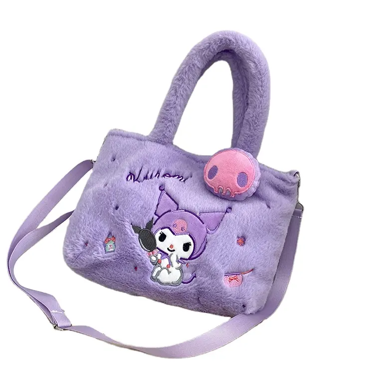 factory New plush toy Hot sales yanxiannv kawaii cpc Kids Plush Toy Kulomi Bag Melody Cute Cinnamoroll Handbag Birthday Gift