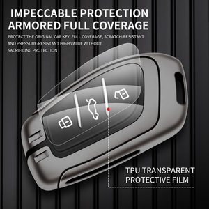 For <strong>Key</strong> Program Protection <strong>MG</strong> <strong>ZS</strong> With Star Stop Zinc Alloy Car <strong>Key</strong> Cover With Keychain - Product Image 3