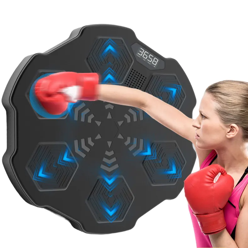New style punching machine one punch electronic boxing equipment music boxing machine with display screen