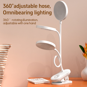 Đèn LED có thể sạc lại clip trên bàn 360 linh hoạt cổ ngỗng đọc bảng ánh sáng mắt-chăm sóc USB bảng nghiên cứu đọc ánh sáng - Product Image 4