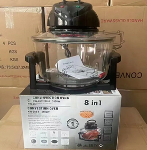 多功能炊具台式玻璃空气油炸锅电动对流烤箱12L 1300瓦家用卤素烤箱 - Product Image 4