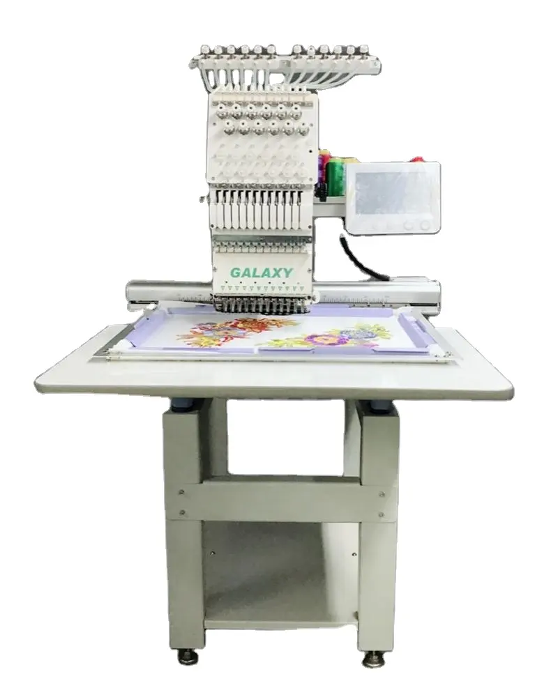 2023 galaxy new technology Italy fashion design single head hat embroidery machine with brother embroidery software 1201 1501