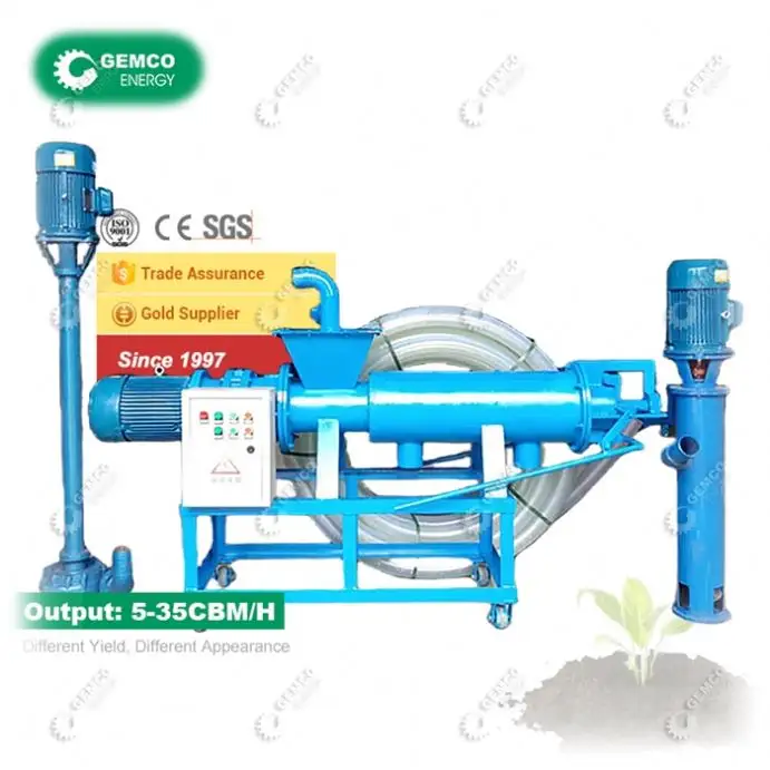 Separador de excrementos agrícolas, máquina de desidratação de estrume em qingdao, máquina de desidratação, separador de estrume (I3)