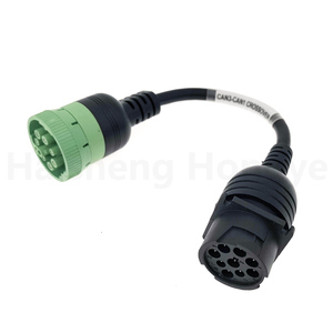 9Pin J1939อเนกประสงค์สายอะแดปเตอร์ครอสโอเวอร์ CAN3กับ CAN1เข้ากันได้กับเครื่องยนต์ nexiq USB Link 2 Volvo Cummins - Product Image 2