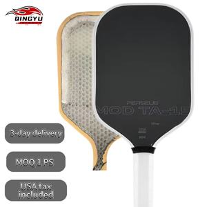 Hiệu suất cao 16mm gen4 sáu không đôi màu Đen Kim Cương pickleball mái chèo phiên bản EVA bọt với cạnh khả năng phục hồi phong cách edgeless - Product Image 2