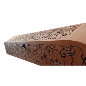Piastra in acciaio resiliente Corten B per progetti di bioedilizia e sistemi di rivestimento industriale - Product Image 1