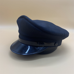 OEM özel yüksek kaliteli polis şapkaları kabartmalı baskı ortak kumaş özellikleri - Product Image 2