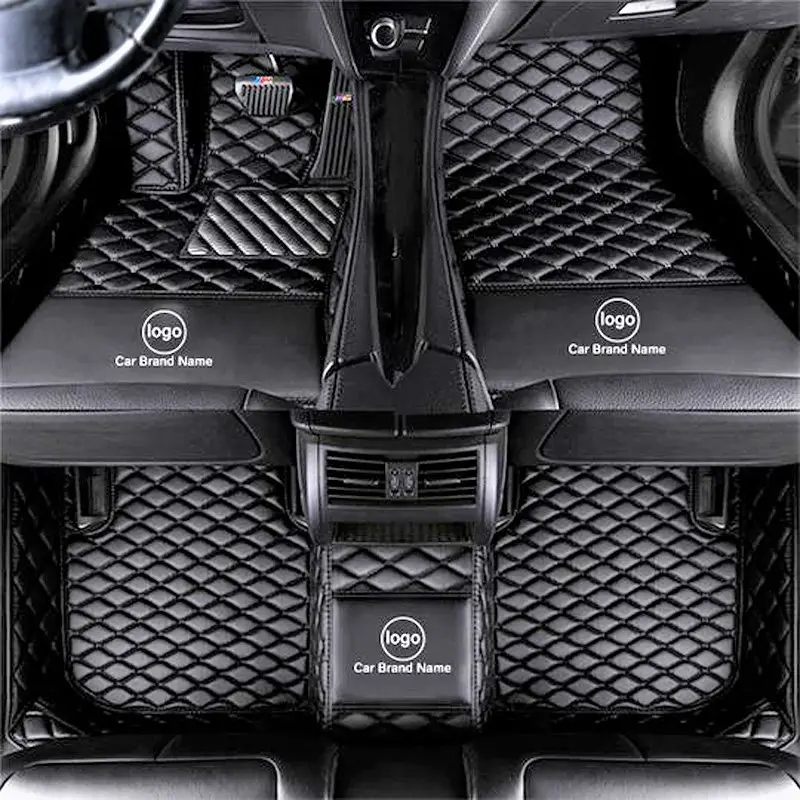 Quality Waterproof luxury leather 5d vehicle Floor Mats Car Mats car Carpet for Toyota/bmw/mercedes benz