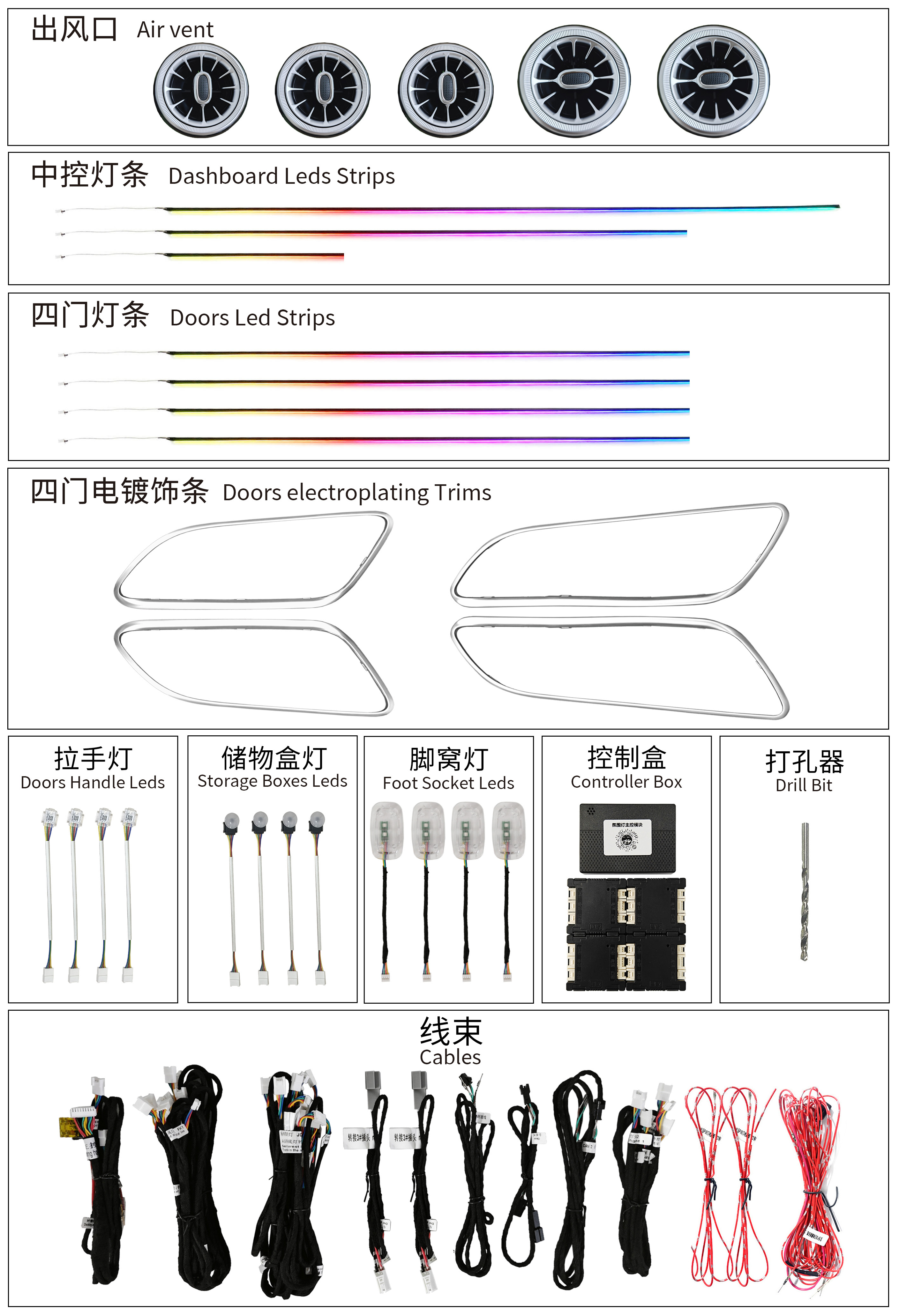 ชุดสายรุ้งแบบแอคทีฟ3ชุด