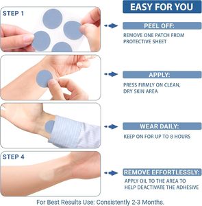 Groothandel Natuurlijke Plantaardige Ingrediënten Nad Patch Transdermale Pleisters - Product Image 4