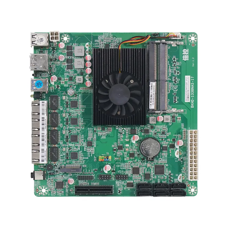 Bkhd Diy Nas Moederbord Itx Intel Celeron N5105 4X2. 5gbe 1Xnvme 6Xsata 1Xpcie Bk Nas N510x Virtuele Netwerkopslag