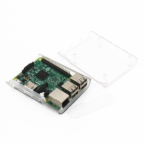 Raspberry Pi 2 Pi 3 оболочка ABS литой черный белый прозрачный триколор raspberry pi 2 Оболочка Чехол