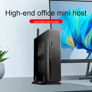 12th Generation Core I5/i7 Computadora industrial Aleación de aluminio Nuevo ensamblaje con ventilador para Small Home Office Host Stock - Product Image 4