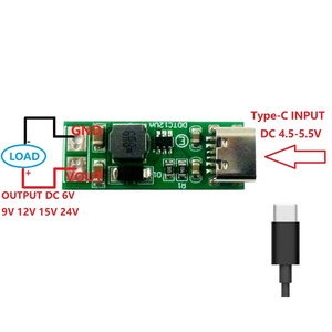 Type-CUSBメス入力DCDCブーストステップアップコンバーター5Vから6V 9V 12V 15V24V電源モジュールDDTC12UA - Product Image 4