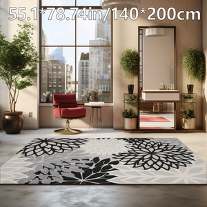 Nourison <span class=keywords><strong>Aloha</strong></span> trong nhà Thảm mềm polyester Cashmere Thiết kế đệm cho nhà phòng khách phòng ăn đầu giường chăn - Product Image 5