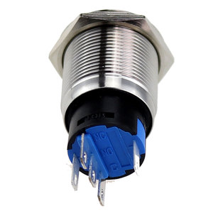 19mm automotive electronic Red 3V led illuminato interruttore a pulsante interruttori a pulsante a scatto con simbolo - Product Image 4