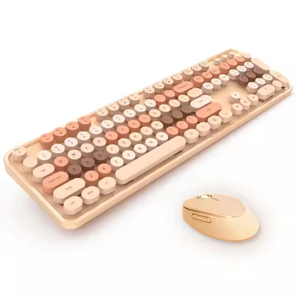Teclado inalámbrico Multimedia de tamaño completo 104G delgado de 2,4 teclas y ratón, teclado de ordenador silencioso de oficina para tableta y portátil - Product Image 5