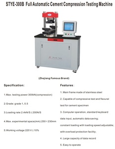 STYE-300B Full Automatic Cement <strong>Compression</strong> <strong>Testing</strong> <strong>Machine</strong> Capable of Compressive <strong>test</strong> and Flexural <strong>test</strong> for Cement Specimen - Product Image 2