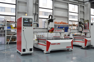 Maquinaria de carpintería Atc Máquina CNC Máquina enrutadora CNC con cambiador de herramientas lineales 12 herramientas - Product Image 2