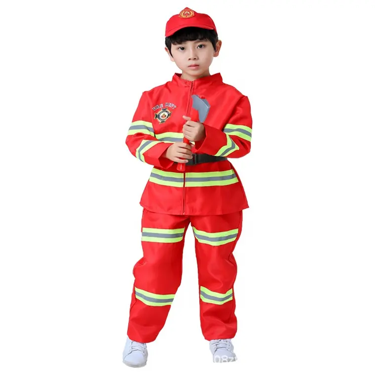 Vestito da ragazzo per bambini e pompiere