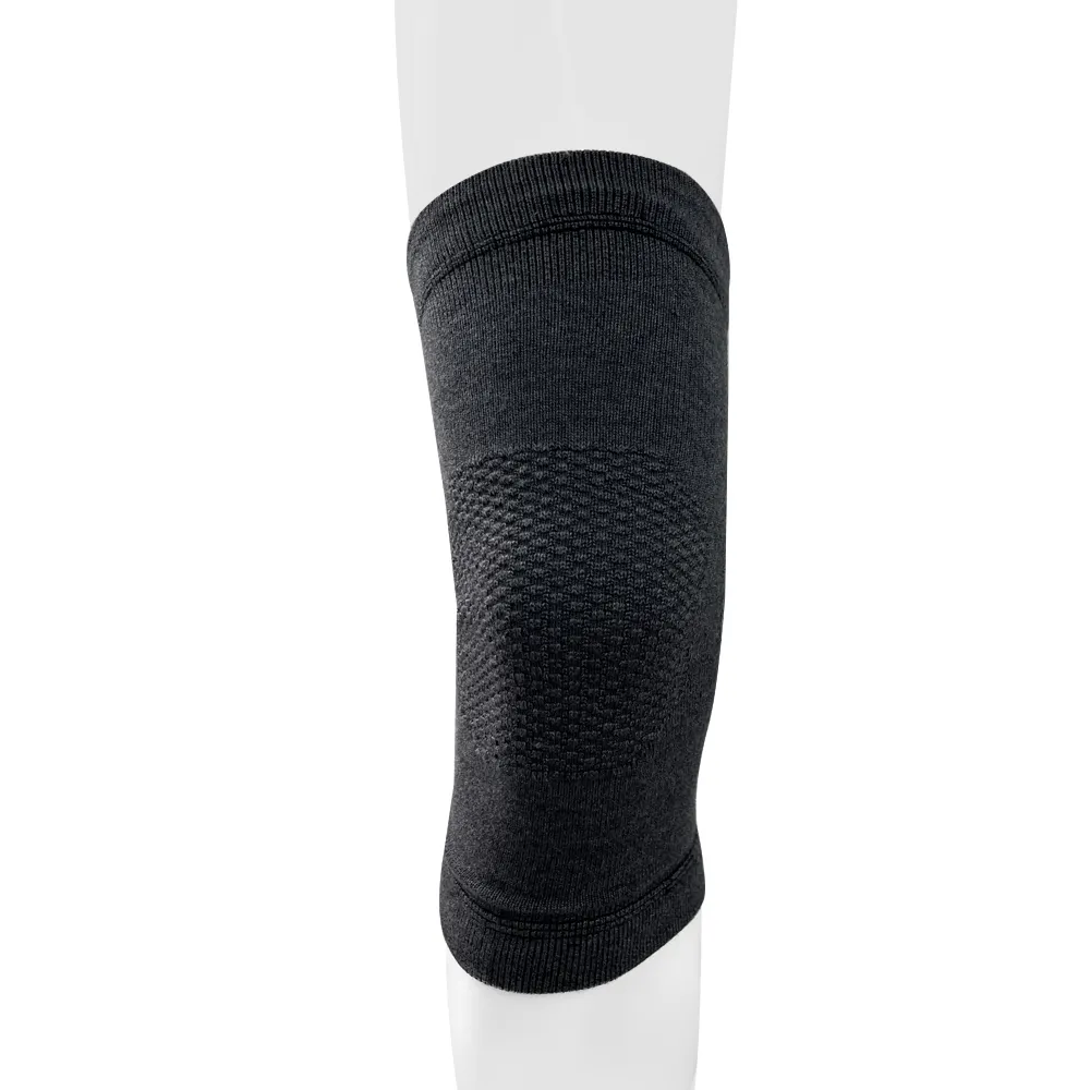 Nieuw Design Grijze Anti-Slip Winter Kniebeschermers Lichtgewicht Warme Katoenen Kniebrace Steunen