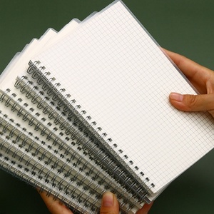 Bloc de notas de bolsillo impermeable para todo tipo de clima con cubierta Steno Pad Memo Book con Cuaderno espiral de papel de rejilla verde