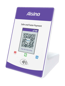 Aisino zweifach-bildschirm dynamischer Qr-Code-Anzeige Zahlungsterminal Q161 QR + NFC Zahlungseinrichtungen für Händler - Product Image 3