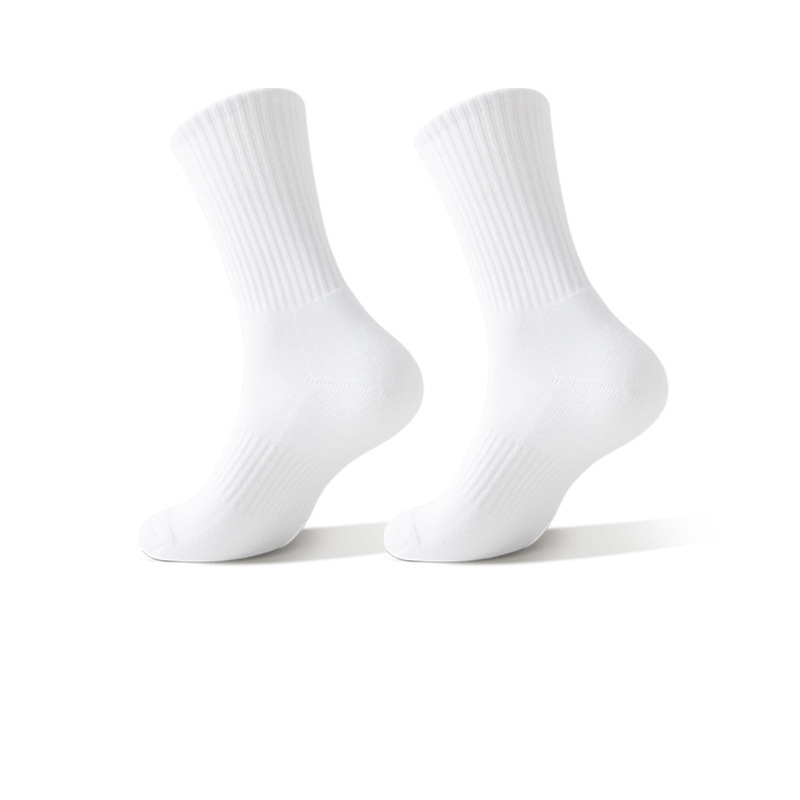 Chaussettes mi-mollet blanches