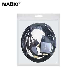 2023 el más nuevo OEM 1,8 M HDMI a VGA Cable con audio y fuente de alimentación Cable 1080P HDMI macho a VGA macho Cable con sonido y Alimentación - Product Image 6