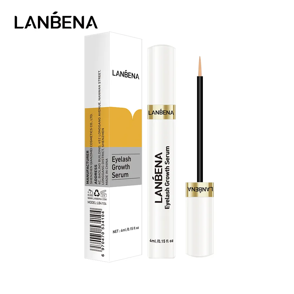 Lanbena Private Label Wimpergroei Enhancer Extension Serum Voor Langere En Dikkere Wimpers