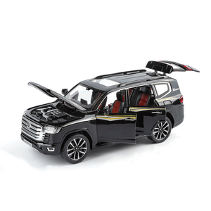 Hakiki yetki 1/24 70th Land Cruiser LC300 alaşım araba modeli ses ışık koleksiyonu ile çocuk oyuncak - Product Image 1