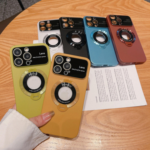 トレンディな製品PCリングスタンドiPhone16用磁気ワイヤレス充電器携帯電話ケース磁気携帯電話シェルバックカバー - Product Image 6