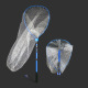 Sac pliable bleu à 2 sections en treillis métallique simple