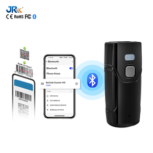 Escáner de código de barras JR portátil Bluetooth, lector de código de barras QR 3 en 1, escáner de código de barras inalámbrico Android 2D, escáneres de alta calidad - Product Image 1