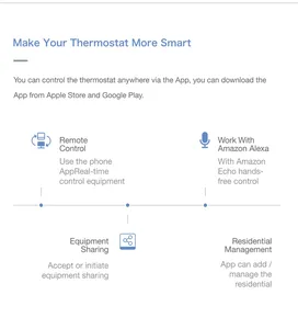 Zemismart Tuya สมาร์ทโฮมแอร์เทอร์โมสตัท Alexa Eco Google Home ควบคุมชีวิตจับเวลา APP รีโมทคอนโทรล - Product Image 4