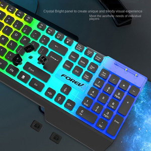Usuario 104 teclas Colorido RGB Iluminación Teclado Gaming Teclado con cable para juegos de computadora - Product Image 5