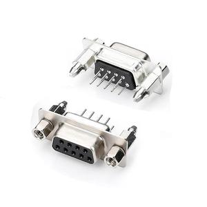 ที่มีคุณภาพสูง D-SUB 9Pin DB9หญิง180องศาเชื่อมต่อ DB 9pos สำหรับ PCB V/t ประเภทที่มี4-40 # ถั่ว - Product Image 1